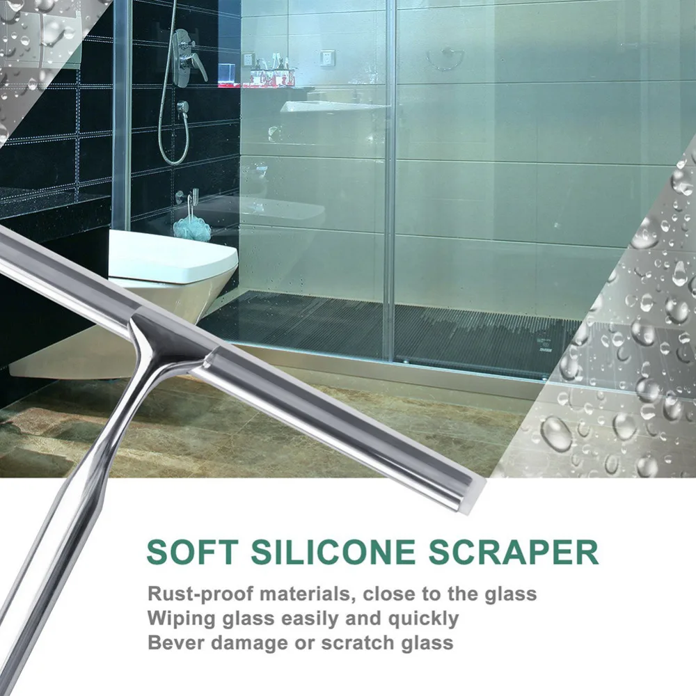 Window Squeegee Mirror Squeegee Car Windshield Glass Mirror Cleaning