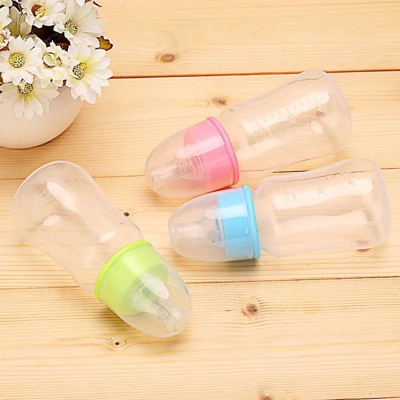 

Baby feeding bottle 120ml baby feeding water milk bottle soft mouth duckbill Infant training bottles for babies