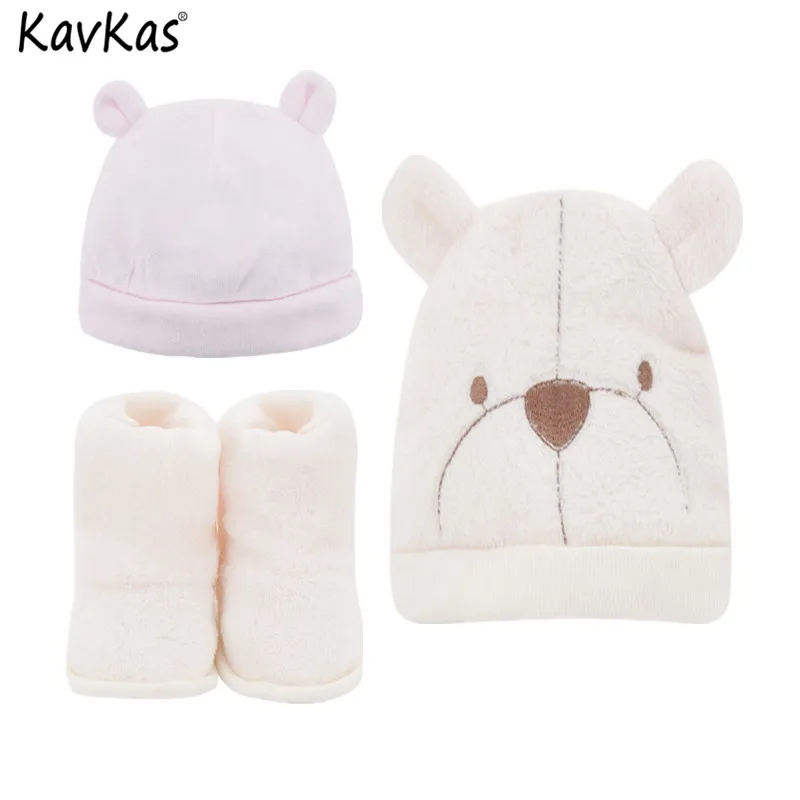 2018 3D Cartoons Design Baby Boy Hats Props Plush Newborn Girl Hat Socks Set Knitted Infant Winter | Детская одежда и обувь
