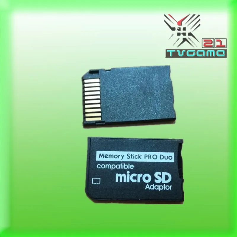 

Free Shipping 10Pcs/Lot Black Photofast CR5400 Dual Slot Micro SD TF Card to MS Memory Stick Pro Duo Adapter