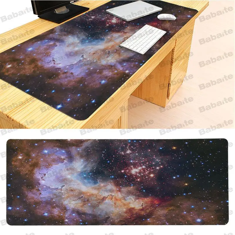 Babaite Nebula игровой коврик для мыши для ноутбука, Размер коврика для мыши 40x90 см, коврик для компьютерной мыши