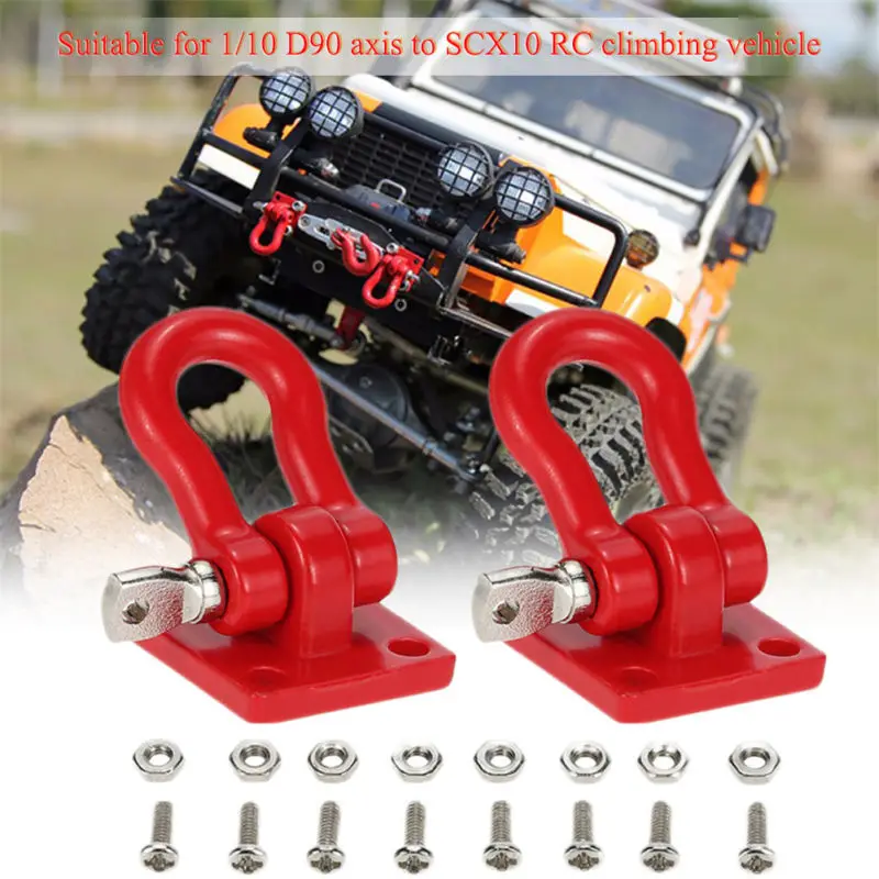 

Pack 2x Car Rock Crawler 1:10 Kit Tow Hook For Axial SCX10 TAMIYA CC01 RC4WD D90