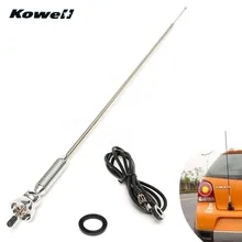 KOWELL Extender Universal Auto Car Guardabarros Techo Antena de Radio FM/AM amplificador de la Señal Amplificador Booster Antenas de Látigo Mástil para Volkswagen VW