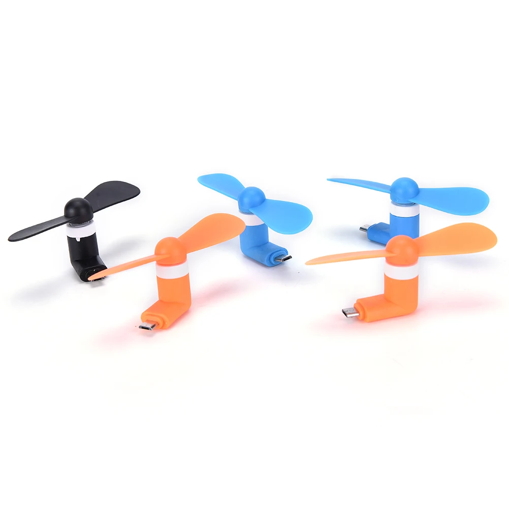 

Portable CellPhone Mini Electric Fan Cooling Cooler For For Android Mobile Phone Micro USB OTG Flexible Cooling Fan random color