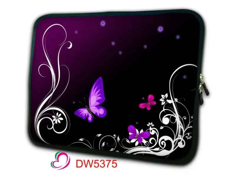 Мягкая Laptop Sleeve камуфляж сумка для Macbook Air 11 12 13 14 15 15.6 Pro Retina 11.6 13.3 молнии сумки для Mac Book Pro 13 случае - Цвет: butterfly