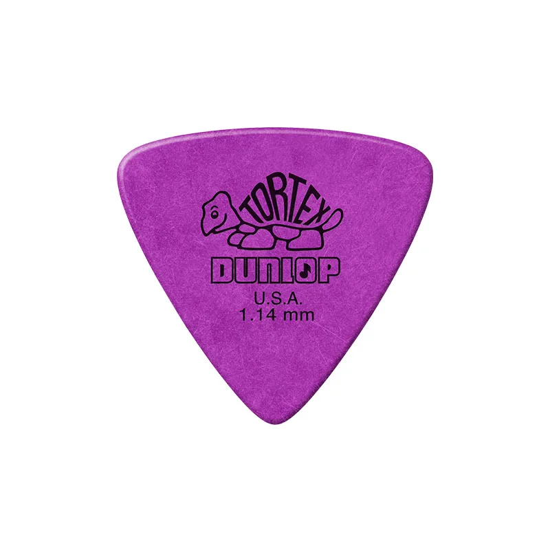 Dunlop Tortex гитары Палочки s бас посредника акустической гитары аксессуары классический треугольник гитары Палочки 0,5/0,6/0,73/0,88/1,0/1,14 мм - Цвет: 1pc 1.14mm