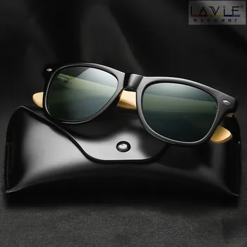 

2019 New Polarized Bamboo Sunglasses Photochromic Men Wooden Sun glasses Women Brand Original Glasses Oculos de sol masculino