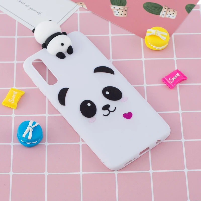 Чехол для Samsung Galaxy A50 SM A51 A71 мягкий чехол из ТПУ с объемным рисунком панды