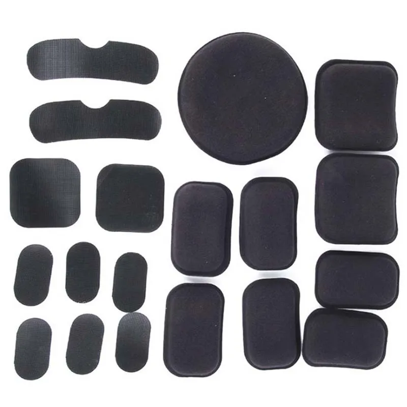 

New Airsoft Tactical Fast MICH Helmet Replacement EVA Pad Protective Foam Pad Set 19pcs
