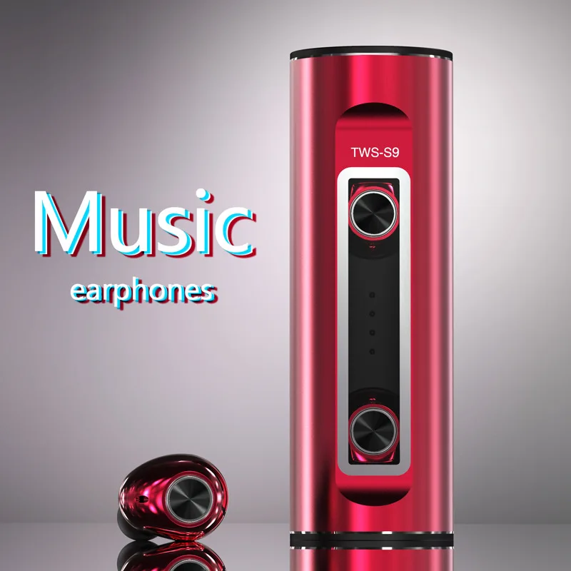 Goedkoop NIEUWE TWS ine oor IPX5 Waterdicht en zweet draadloze bluetooth5.0 HIFI oortelefoon met lading doos voor ios Android mobiele telefoon