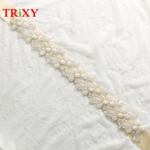 TRiXY S219,, свадебные пояса с кристаллами, Свадебные ремни, Свадебные ремни для невесты, подружки невесты, свадебные Ремни с цветами, аксессуары