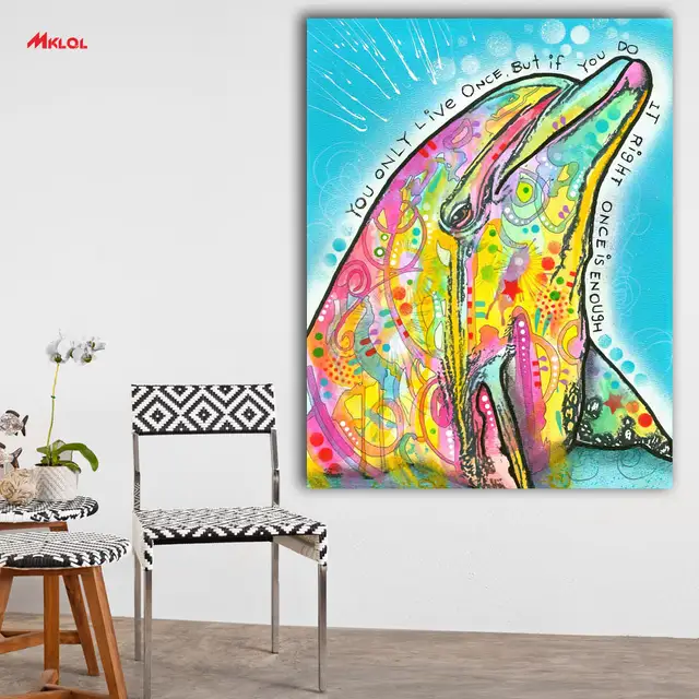 Get Home Goods Wall Art Mooie Dolfijn Canvas Gedrukt Desktop Wallpaper Wallpaper Home Goods Wall Art Mooie Dolfijn Canvas Gedrukt HD