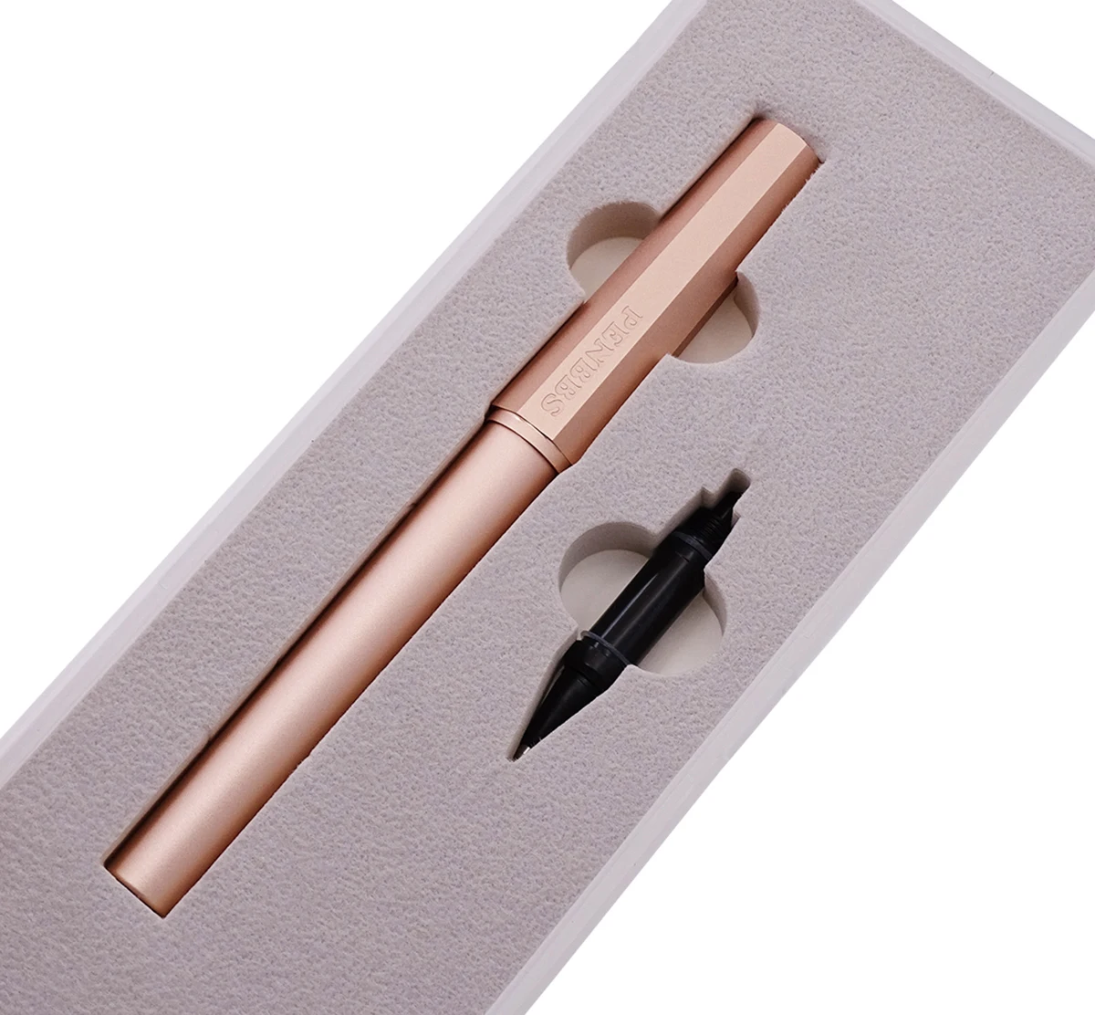 

Moonman Penbbs 350 Fountain Pen Aluminum Alloy Anode Octagonal Rose Red Fashion Ink Pen & Gift Case Office Business Writing Set