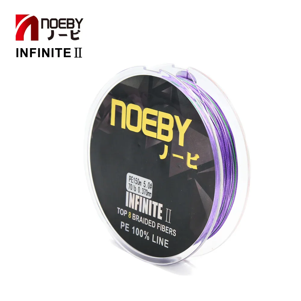 NOEBY 8 مضفر سلك خيط صنارة الصيد 150 m PE خط الملونة اللانهائي II العلامة التجارية الصيد hunthouse