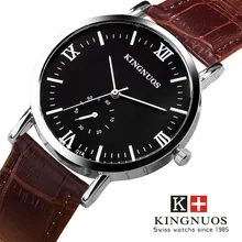 KINGNUOS Quartz Watch Men 2017 Fashion Mens Watches Top Brand Luxury Famous Wrist Watch Male Clock Hodinky Relogio Masculino sinobi lovers watch men and women busines watches top brand luxury famous quartz wrist hodinky couple clock relogio masculino