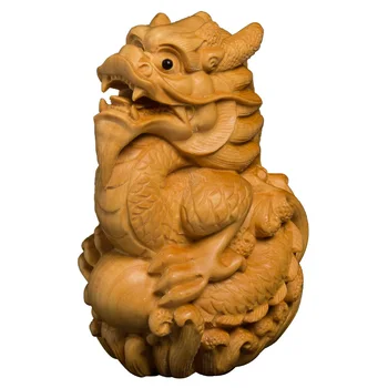 

Zodiac hand handle rat cattle tiger rabbit dragon snake horse goat monkey chicken dog solid wood living room ornaments boxwood