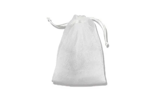 

good quality white double layer soap net soap mesh bag handmade soap for foaming ,essential tool 2pcs/set