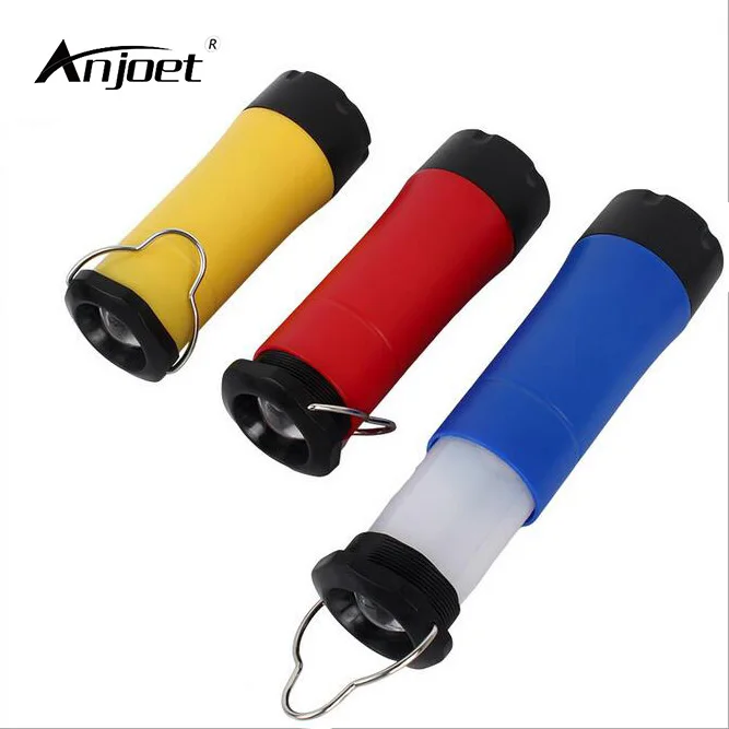 

ANJOET LED Flash Flashlight 2 in 1 R2 Torch Light Lantern Tent Adjustable Outdoor Cycling Camping Dimmer Waterproof