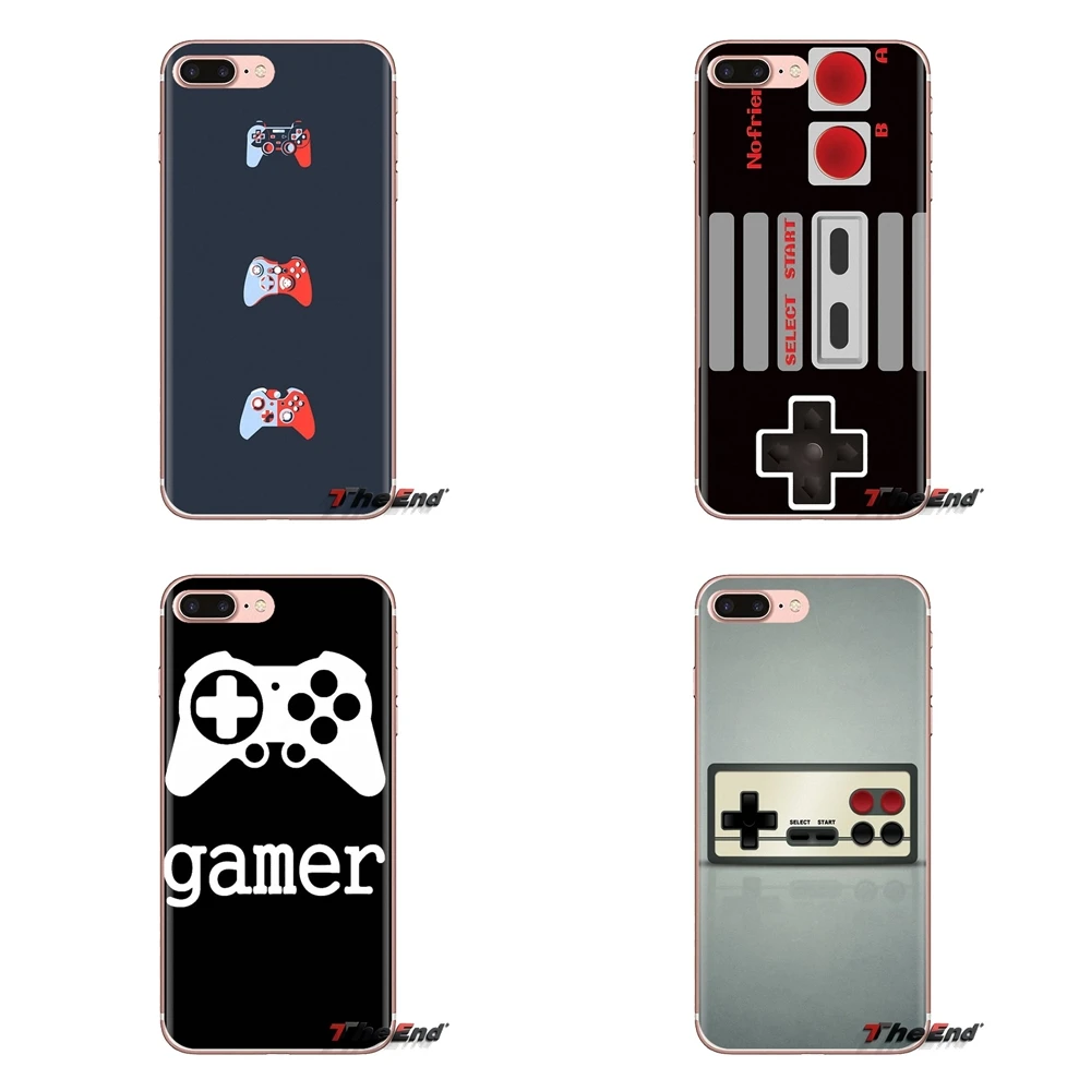 funny Game Controller Retro For Huawei G7 G8 P7 P8 P9 P10 P20 P30 Lite Mini Pro P Smart Plus 2017 2018 2019 Transparent TPU Case |