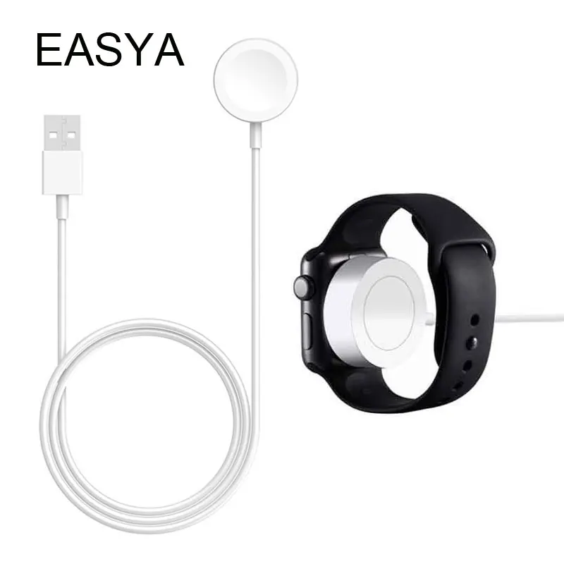 

EASYA Portable Magentic Wireless Charger 1M/2M for Apple Watch Charger USB Charging Cable Dock for iwatch Series 2 3 Use