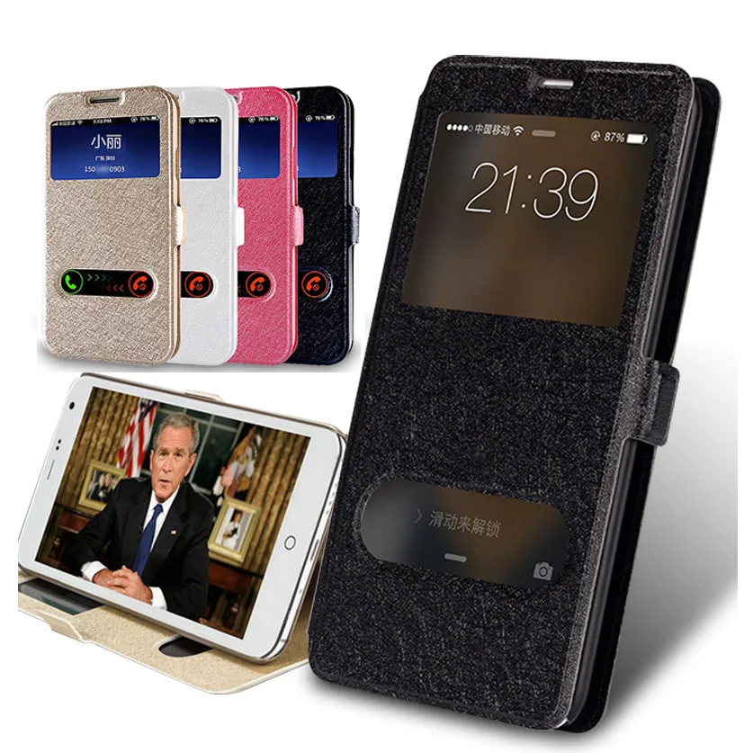 

Case For Meizu M5 M6 M2 M3 Note Mini Case For Meizu M6S M5S M3S Cases Fashion Window View Leather Flip Cover Phone Bag