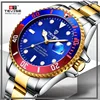 Reloj deportivo de acero inoxidable automático de 2022 relojes mecánicos de marca para hombre, reloj dorado de lujo, moderno, Masculino ► Foto 1/6