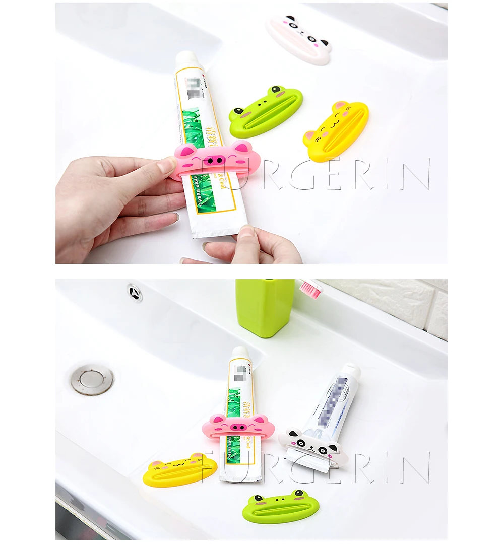FURGERIN 1 шт. креативная зубная паста соковыжималка для ванной трубки мультфильм зубная паста диспенсер милые зубные пасты товары для дома, ванной