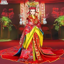 Ming Dynasty невесты ручной работы китайские древние куклы Bjd 1/6 шарнирные Куклы Игрушки для девочек Подарки Детские игрушки Рапунцель Boneca