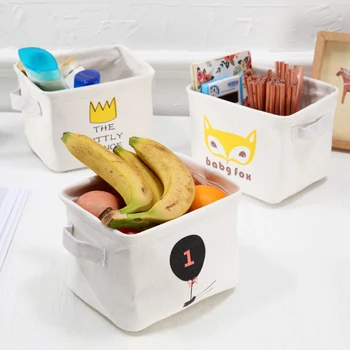 

3pcs Organizer Basket Decorative Collapsible Rectangular Fabric Storage Bin Organizer Basket for Clothes Toy Storage