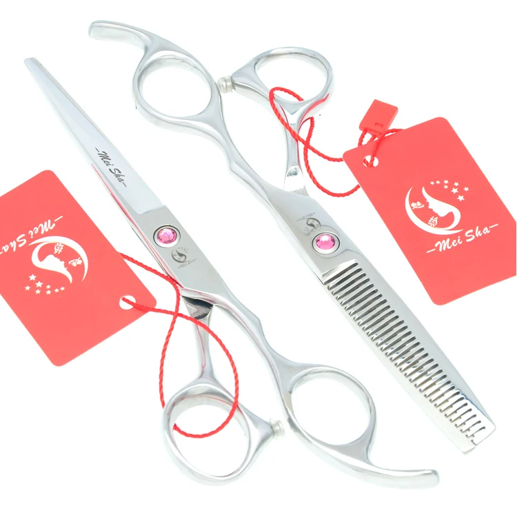 

Meisha 6.5" 7.0" Big Hairdressing Cutting Shears Thinning Scissors Japan Barbers Human Hair Tesoura Pets Grooming Shears HA0098