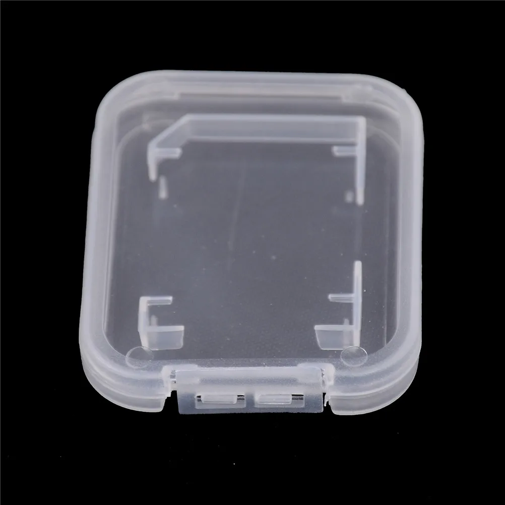 10Pcs 48* 38* 6mm SD SDHC Memory Card Case Holder Protector Transparent