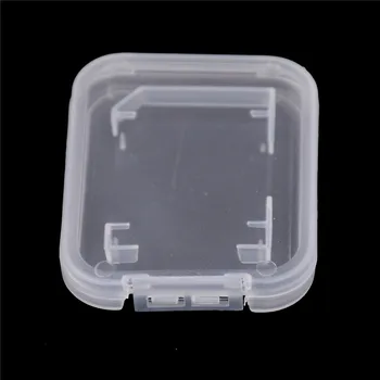 

10Pcs 48* 38* 6mm SD SDHC Memory Card Case Holder Protector Transparent Plastic Box Storage