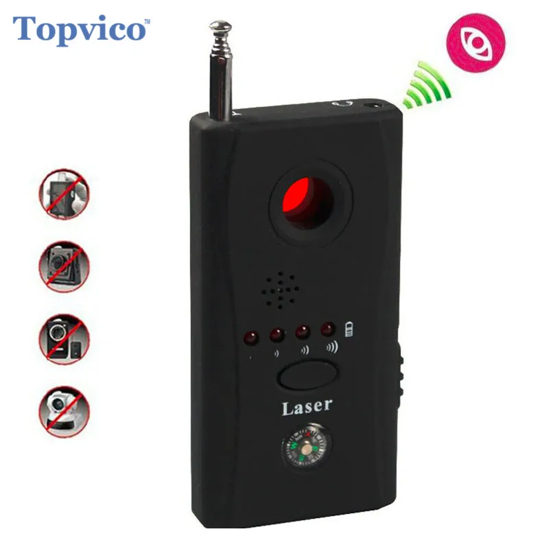 Comprar Topvico Gama Completa de Anti Spy Detector de Errores CC308 Señal Inalámbrica Mini Cámara Oculta GSM Buscador Device Privacidad Protección de Seguridad