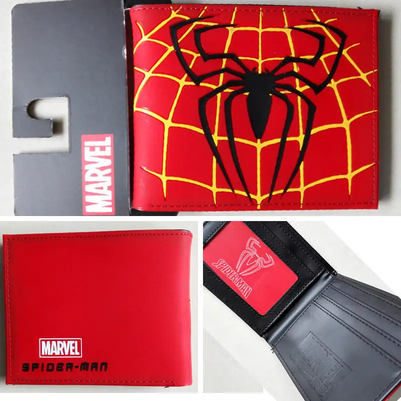 2018 Горячая Распродажа 2015 г. Marvel Comics &quotЧеловек-паук&quot логотип кошельки кошелек