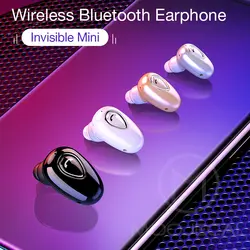 MOOJECAL Мини Bluetooth наушники беспроводные наушники-вкладыши невидимые наушники-капли гарнитура стерео с микрофоном для телефона