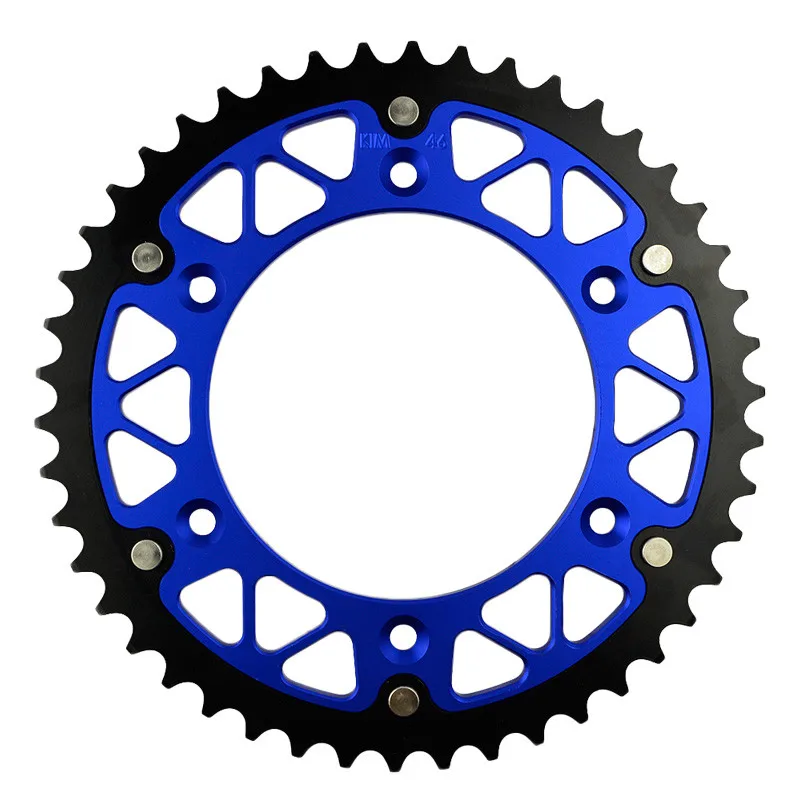 Детали мотоцикла стальные алюминиевые композитные 45~ 52 T задние звездочки для KTM EXC200 EXC 200 1998-2011 EXC250 1998-14 Fit 520 Chain - Цвет: 46T