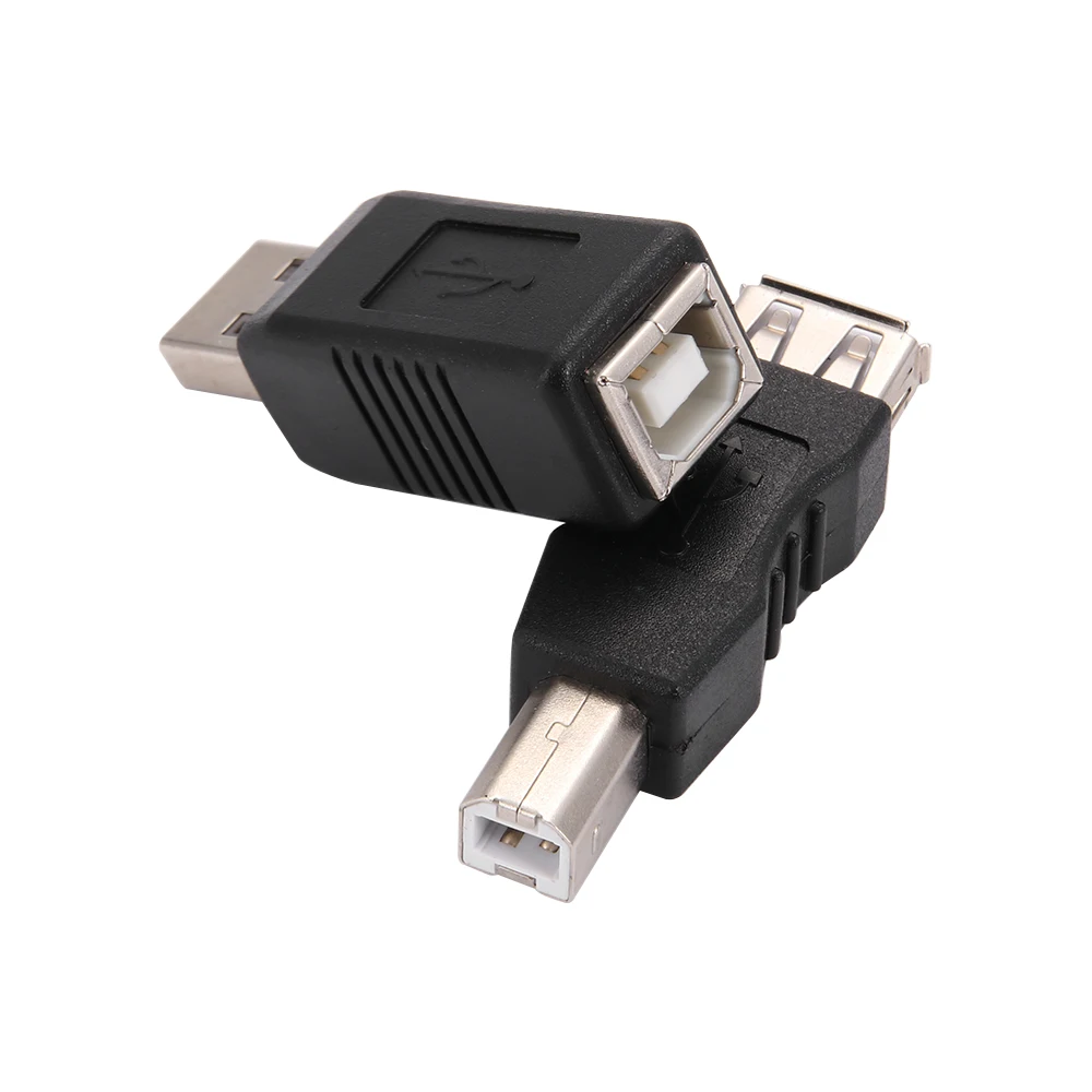 Новое поступление USB 2,0 type A мама к type B папа принтер сканер адаптер конвертер Разъем никелированный адаптер Электроника