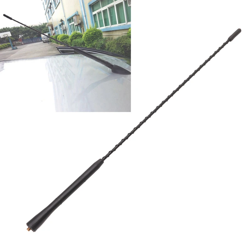 1Pc 16" Mast Whip Car Auto Radio Antenna Aerials For BMW Z 3 4 Mazda 5