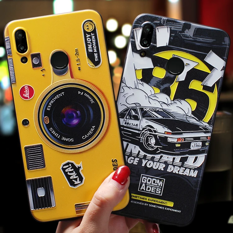 

Redmi Note 7 Case Soft mix 2s Original 3d relief embossed Cover For Xiaomi mi 6 redmi 6 pro note 5 A1 A2 Lite mi 8 explorer case