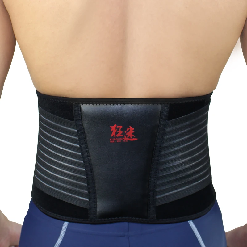 

New Kuangmi Fitness Protection Belt High Elasticity Breathable Waist Belts Lumbar Back Brace Support Bodybuilding Belt
