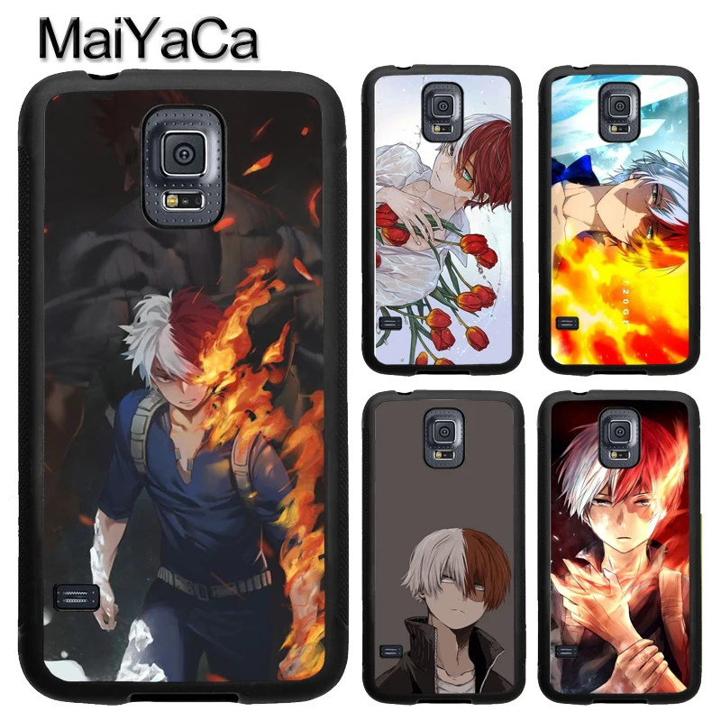 

MaiYaCa Shoto Todoroki My Hero Academia Full Cover Rubber Case for Samsung Galaxy S8 S9 S10 Plus S5 S6 S7 edge Note8 Note9