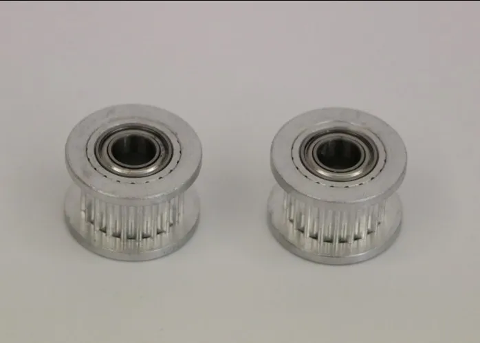 

5pcs 3D printer accessories GT2 20 teeth Idle pulley 20 teeth timing Gear Bore 5mm for belt width 6MM with wheel