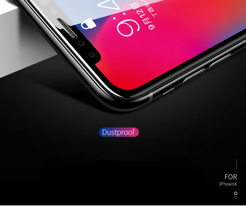 MSVII экранная пленка для iPhone X, защитное стекло для экрана, полное покрытие для iPhone XsMax, закаленное стекло, поддержка лица ID для iPhone XR