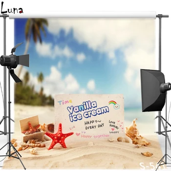 

MEHOFOTO Seaside Vinyl Photography Background For Wedding Starfish Photo New Fabric Flanne Background For Photo Studio 541