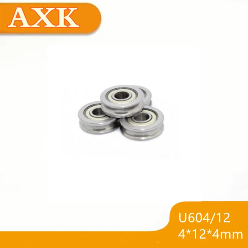 

2019 Direct Selling New U604/12 604uu 604 U604 U Groove Deep Ball Bearing 4x12x4mm Walking Guide Rail Bearings