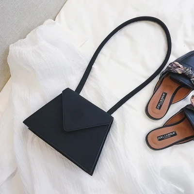 Винтажная женская сумка через плечо, Новая модная женская сумочка с верхней ручкой, сумки с клапаном, Женская Роскошная шикарная сумка в коробке, высокое качество, дамская сумочка - Цвет: Black