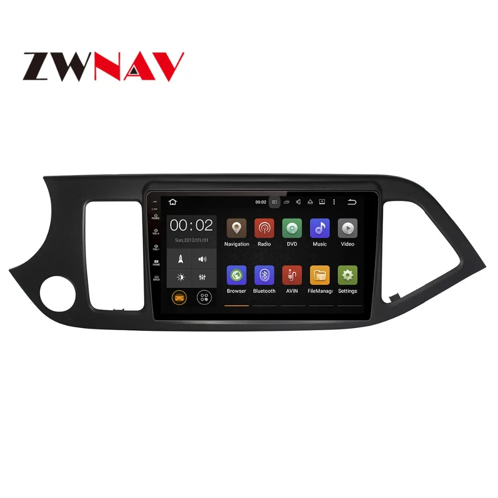 Clearance Android 8.1 Car No DVD Player GPS Navigation Stereo Radio For KIA PICANTO MORNING 2011 2012 2013 2014 2015 2016 Left Driving 2