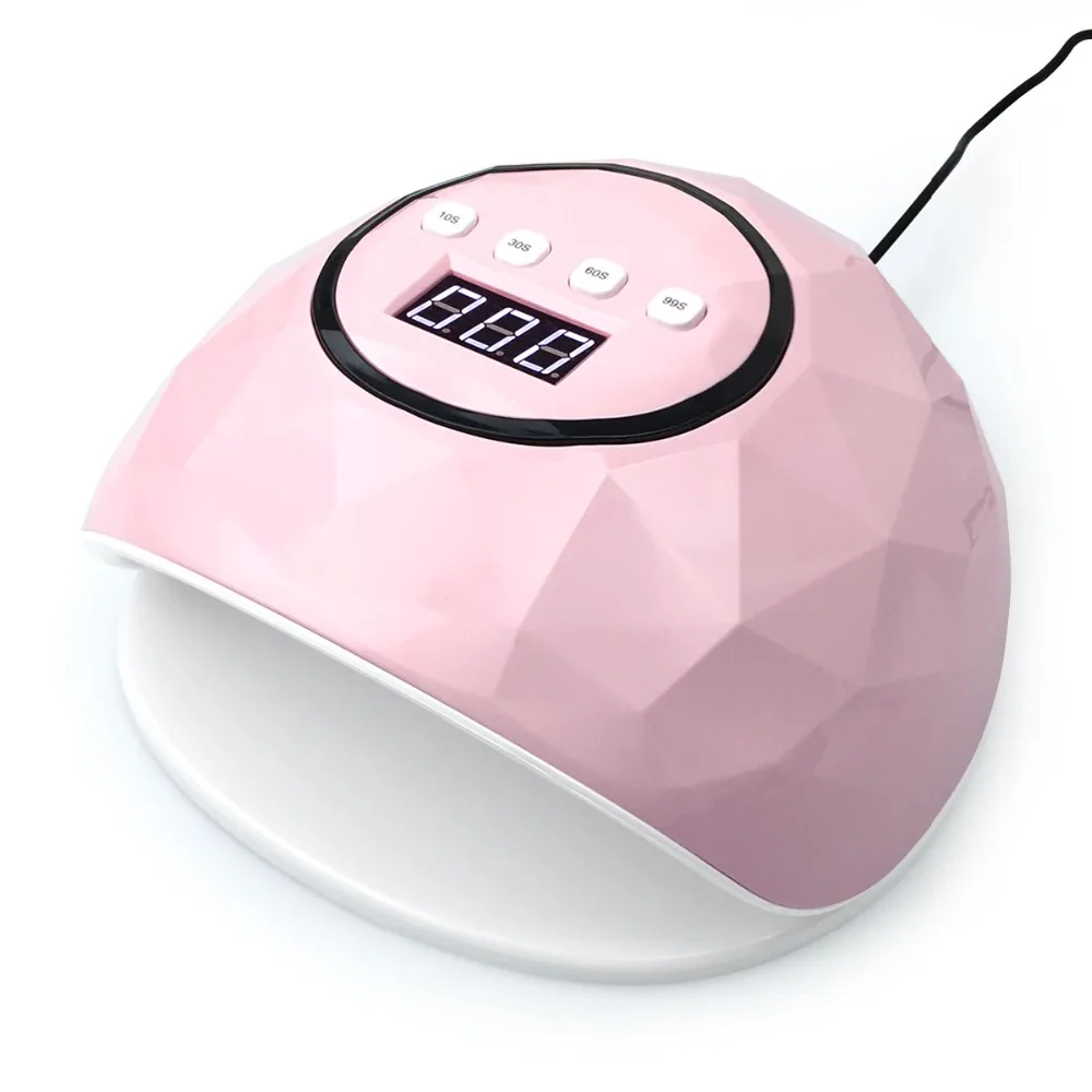 

72W UV LED Hybrid Lamp Nail Dryer Double Light Source Lamp For Nail Curing UV Gel Nail Polish With Sensor Timer LCD Display