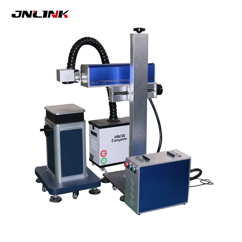 

Separated co2 laser 100W PVC leather plastic resin marking machinery