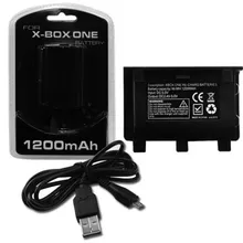 Аккумуляторная батарея 1200 mAh для беспроводного контроллера xbox ONE+ usb-кабель